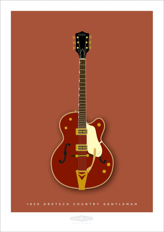 GRETSCH COUNTRY GENTLEMAN 1959 Walnut galaxie_dc