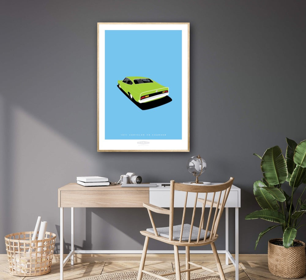 VALIANT VH CHARGER 1971 Green galaxie_dc