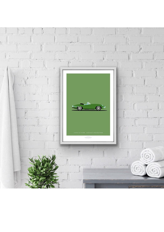 JAGUAR E-TYPE ROADSTER 1970 Green galaxie_dc