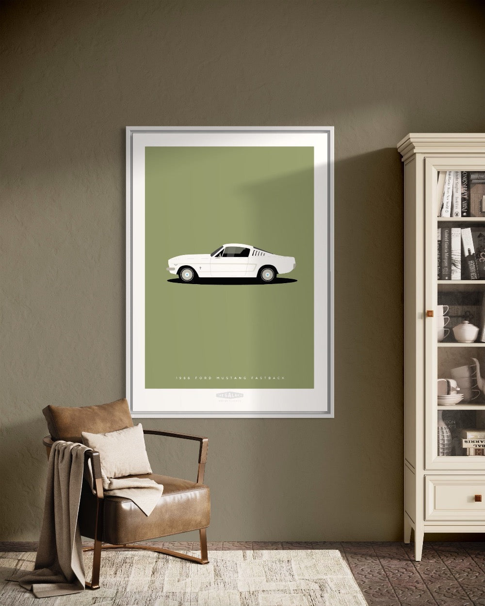 FORD MUSTANG FASTBACK 1966 White galaxie_dc