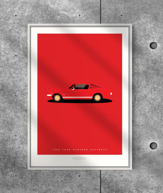 FORD MUSTANG FASTBACK 1966 Red galaxie_dc