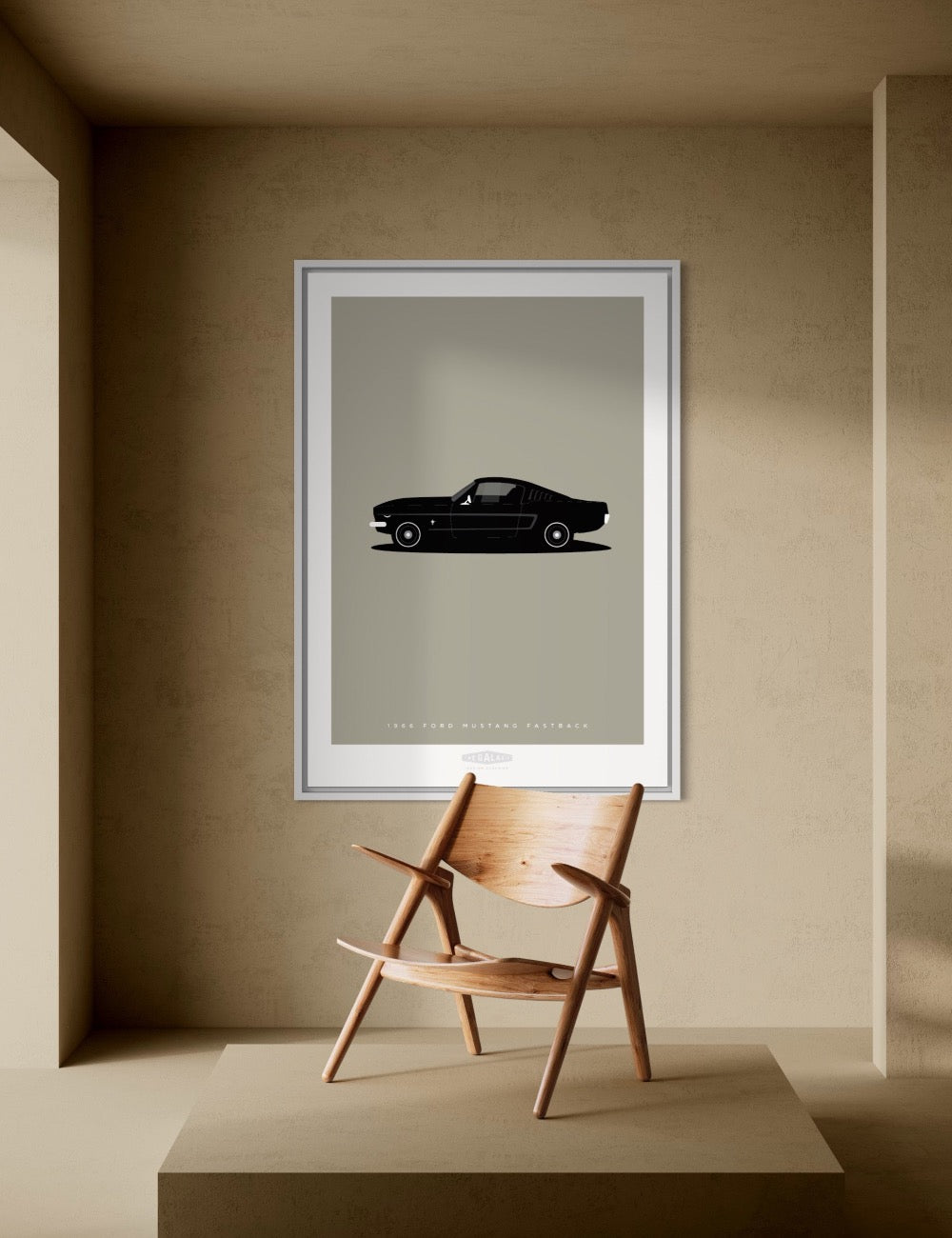 FORD MUSTANG FASTBACK 1966 Black galaxie_dc