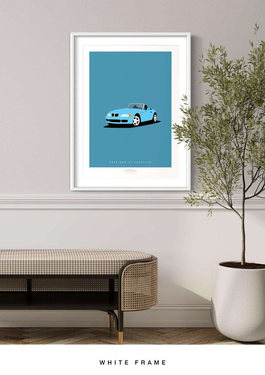 BMW Z3 ROADSTER 2000 Blue - The Galaxie Design Classics