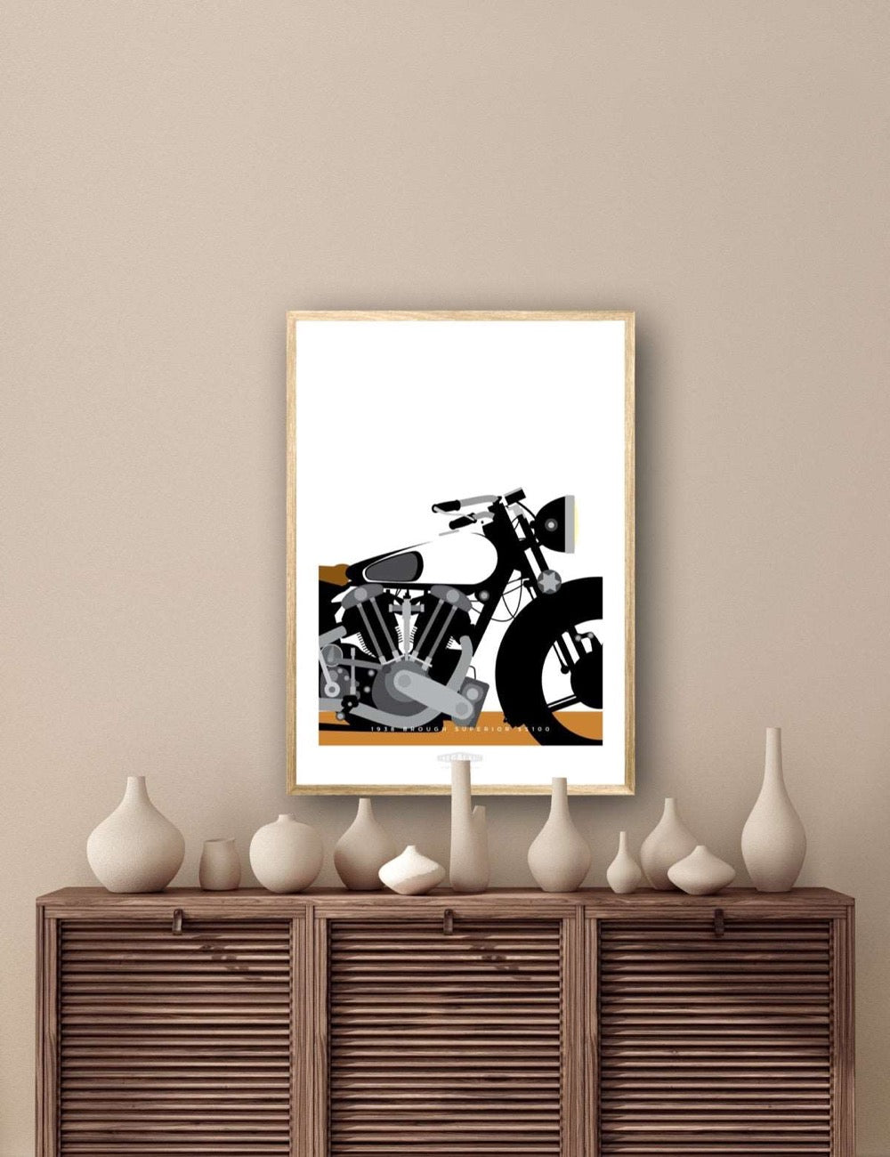 BROUGH SUPERIOR SS100 1938 Silver 4 - The Galaxie Design Classics