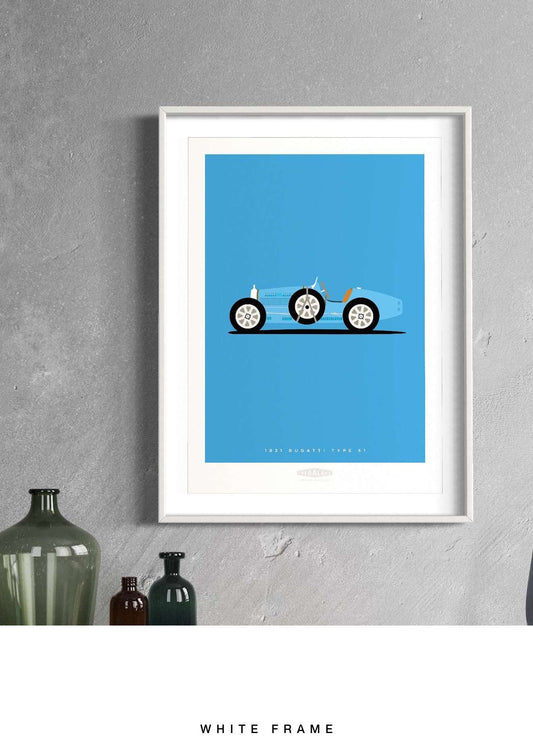 BUGATTI TYPE 51 1931 Blue 2 - The Galaxie Design Classics