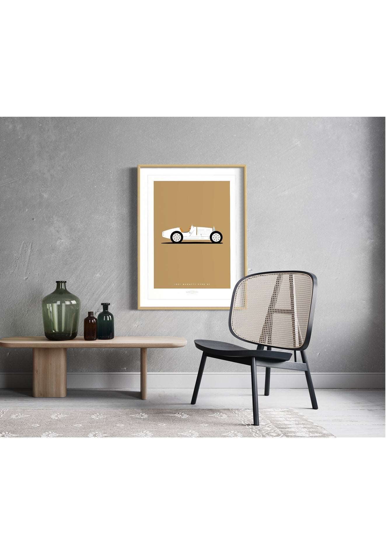 BUGATTI TYPE 51 1931 White - The Galaxie Design Classics