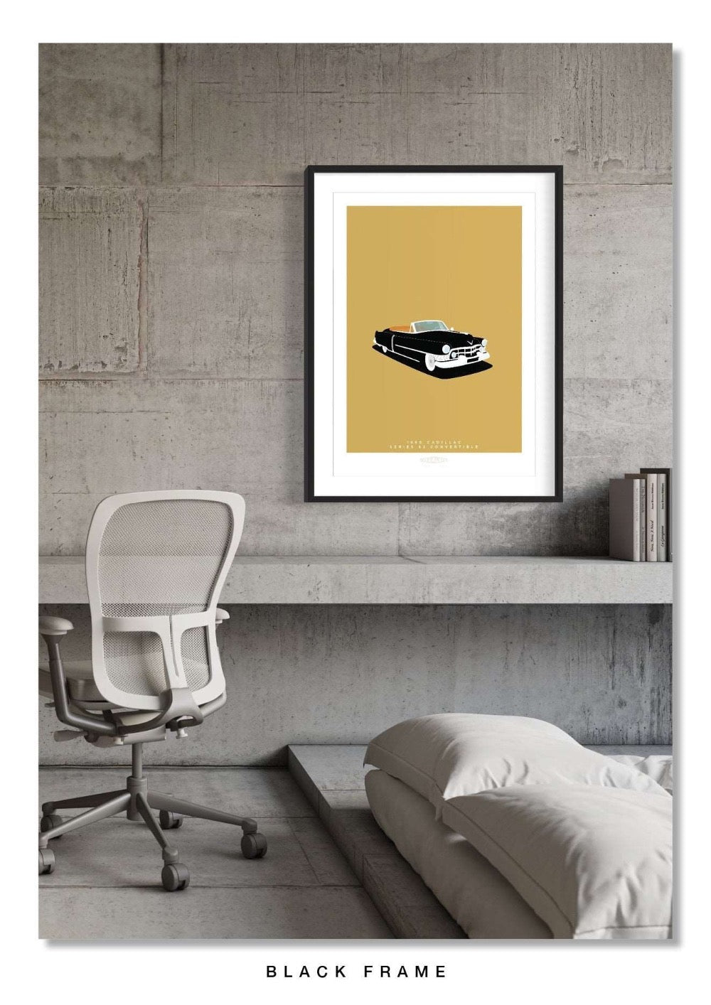 CADILLAC SERIES 62 CONVERTIBLE 1950 Black - The Galaxie Design Classics