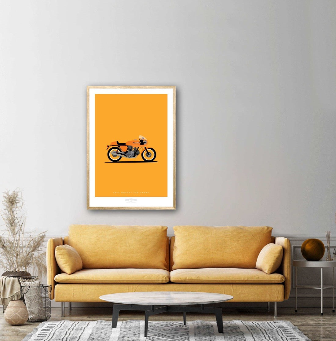 DUCATI 750 SPORT 1972 Yellow 1 - The Galaxie Design Classics