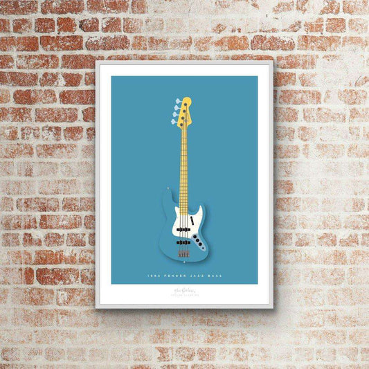 FENDER JAZZ BASS 1963 Blue - The Galaxie Design Classics