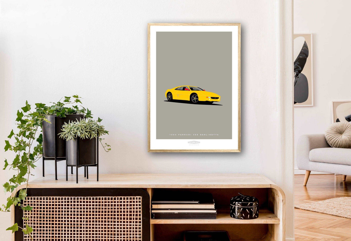 FERRARI 355 BERLINETTA 1994 Yellow - The Galaxie Design Classics
