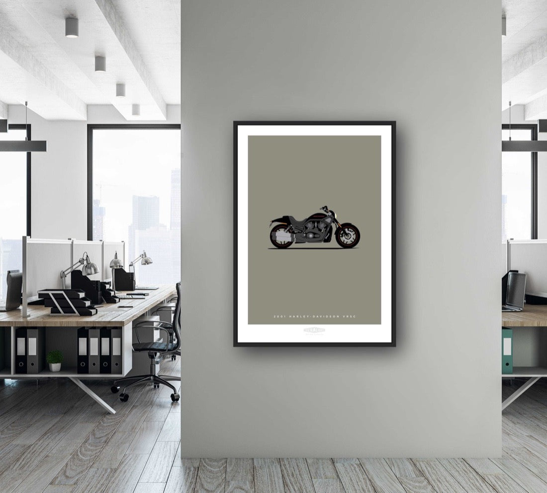 HARLEY-DAVIDSON VRSC 2001 Black - The Galaxie Design Classics