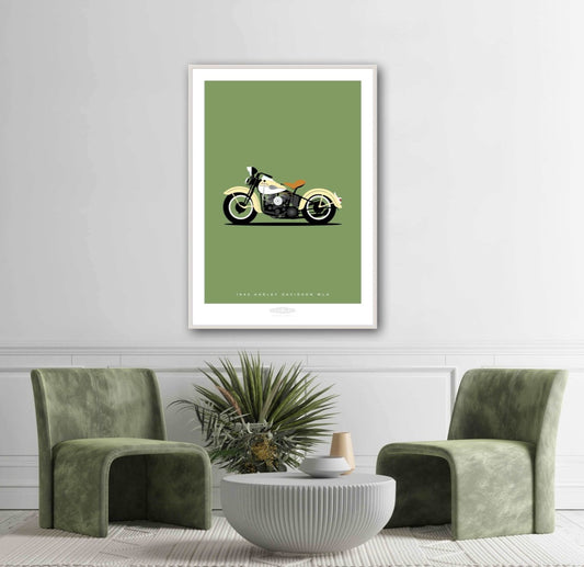 HARLEY DAVIDSON WLA 1942 Cream 2 - The Galaxie Design Classics