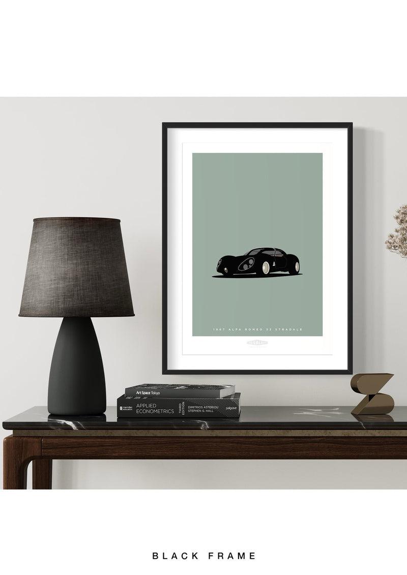 ALFA ROMEO 33 STRADALE 1967 Black - The Galaxie Design Classics