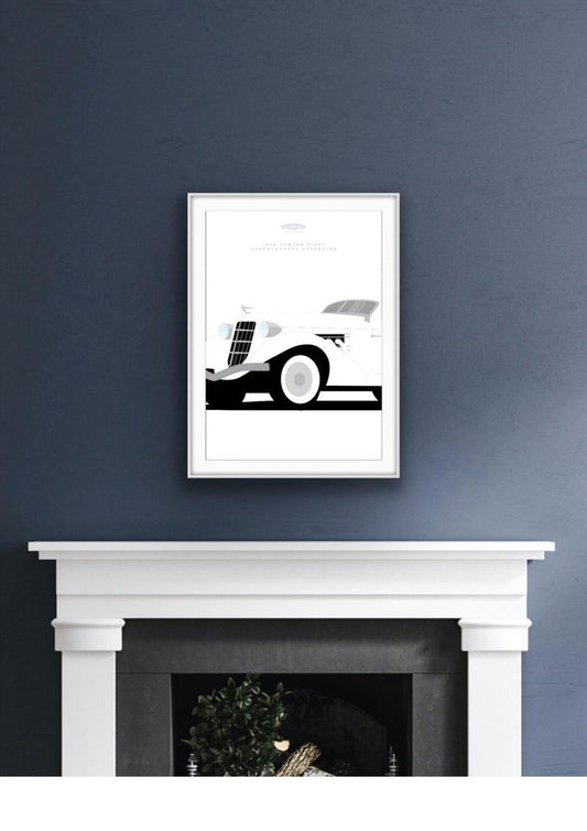 AUBURN EIGHT SUPERCHARGED SPEEDSTER 1936 WA - The Galaxie Design Classics