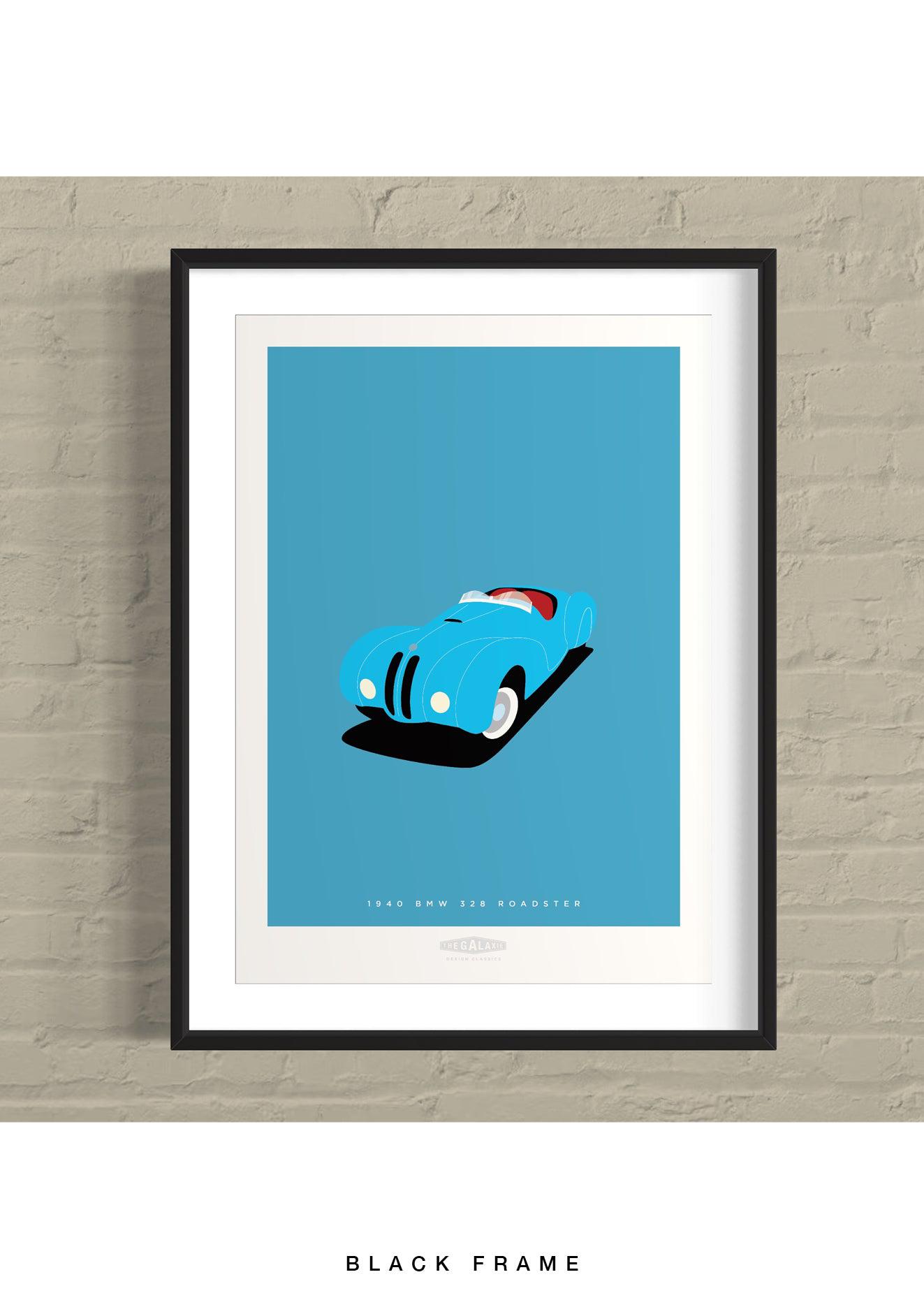 BMW 328 ROADSTER 1940 Blue - The Galaxie Design Classics