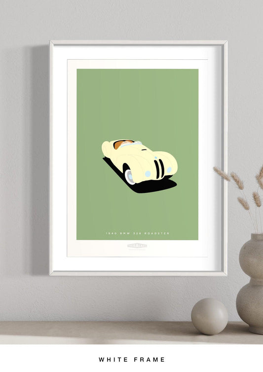 BMW 328 ROADSTER 1940 Cream - The Galaxie Design Classics