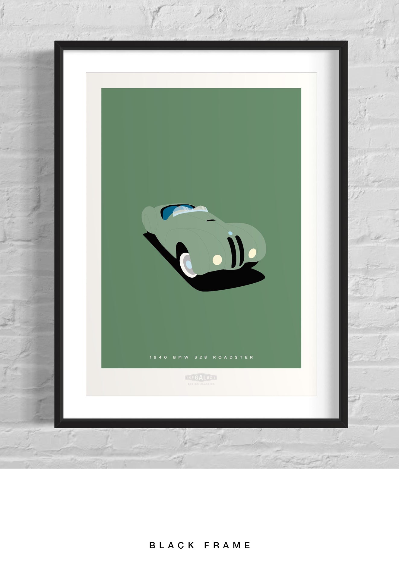 BMW 328 ROADSTER 1940 Green - The Galaxie Design Classics