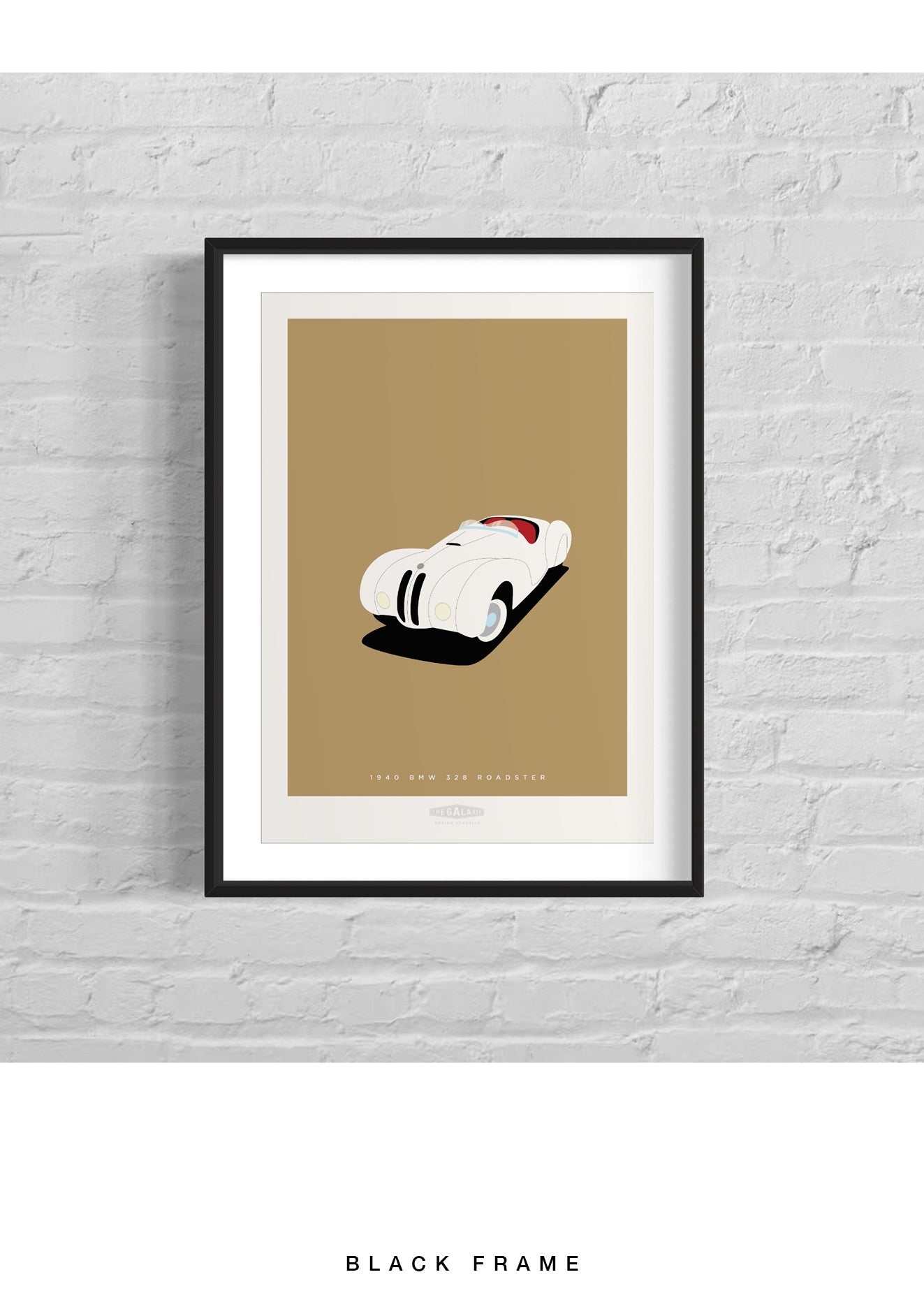 BMW 328 ROADSTER 1940 White - The Galaxie Design Classics