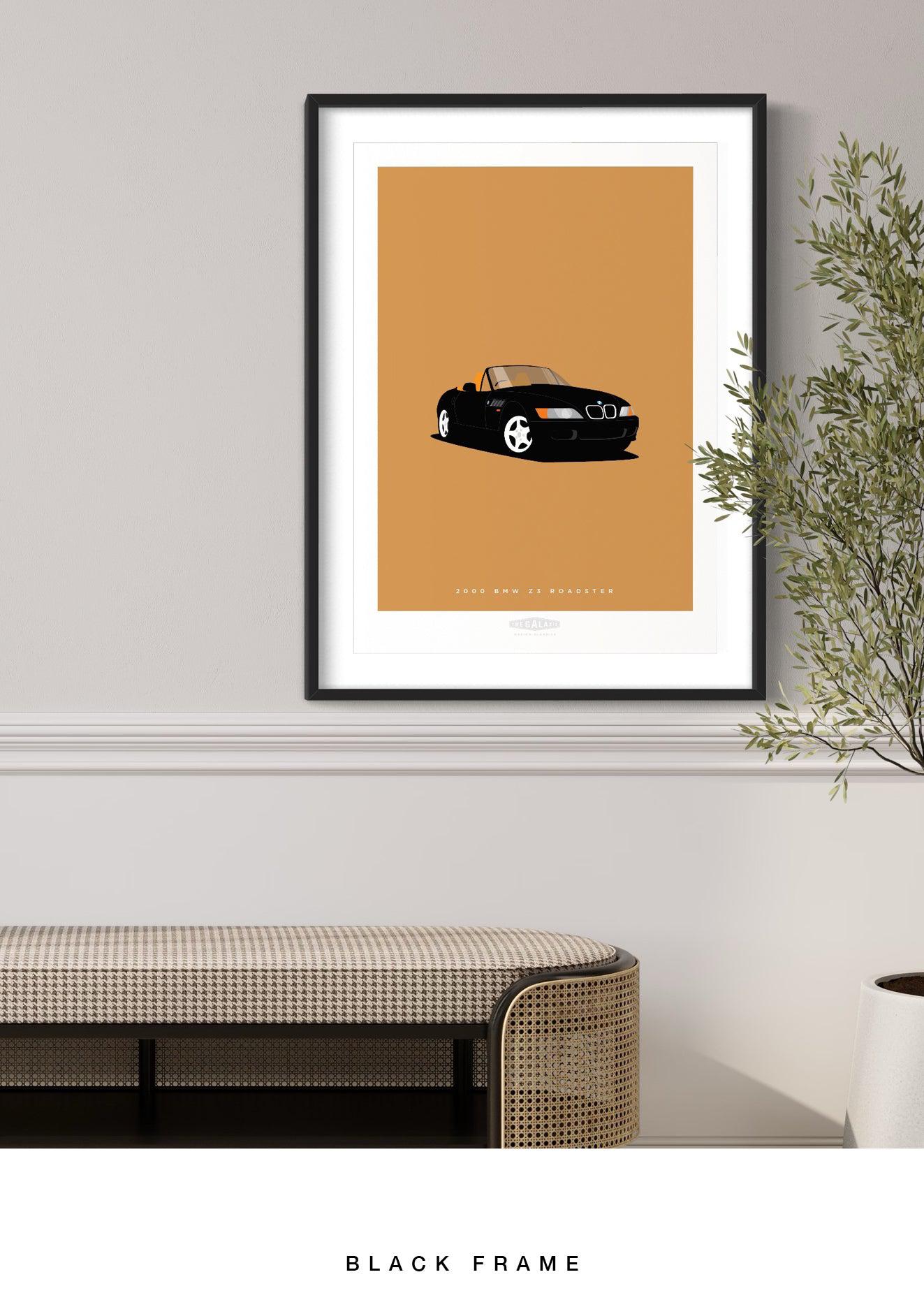 BMW Z3 ROADSTER 2000 Black - The Galaxie Design Classics