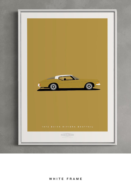 BUICK RIVIERA 1972 Gold - The Galaxie Design Classics