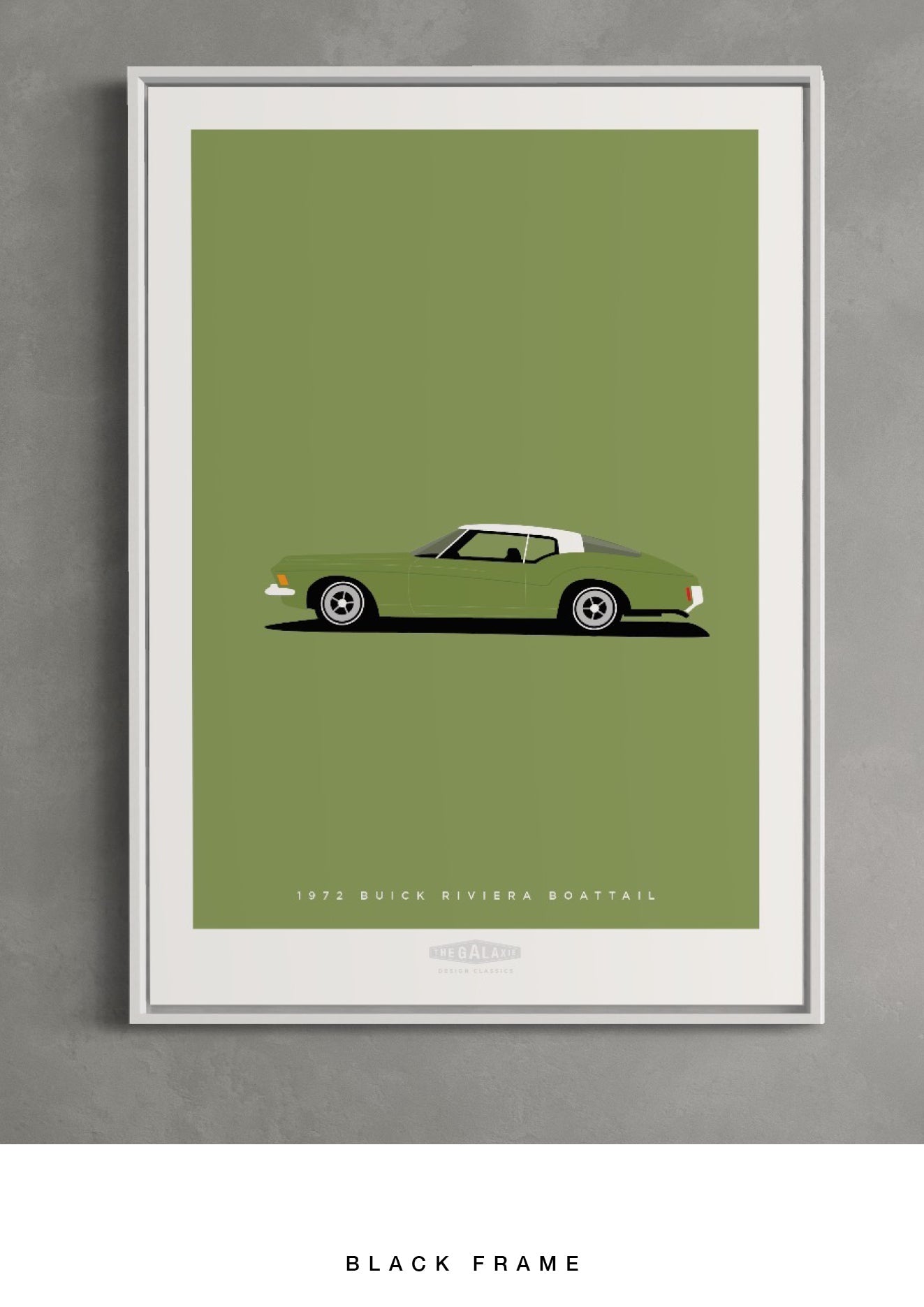 BUICK RIVIERA 1972 Green - The Galaxie Design Classics