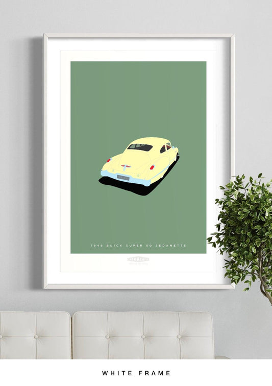 BUICK SUPER 50 SEDANETTE 1949 Cream - The Galaxie Design Classics