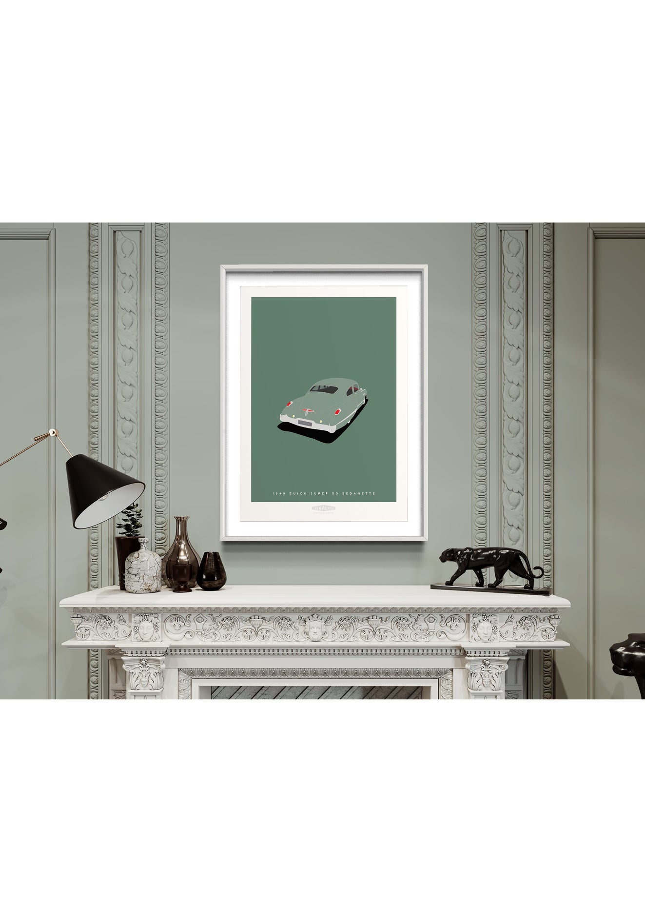 BUICK SUPER 50 SEDANETTE 1949 Green - The Galaxie Design Classics