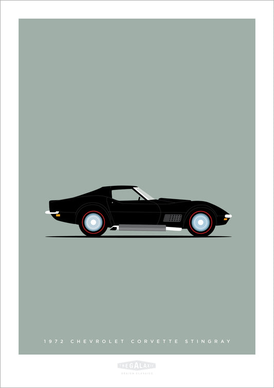 CHEVROLET CORVETTE STINGRAY 1972 Black - The Galaxie Design Classics