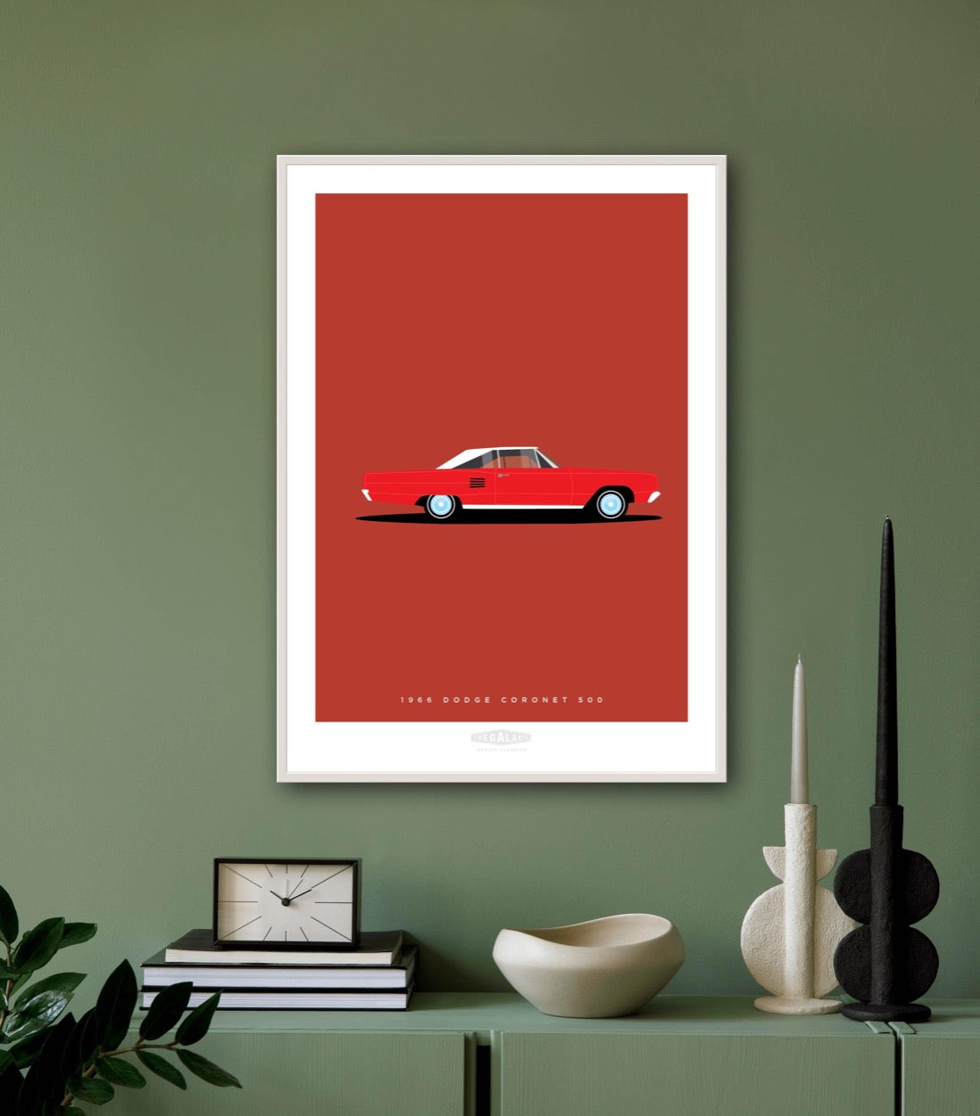 DODGE CORONET 500 1966 Red - The Galaxie Design Classics