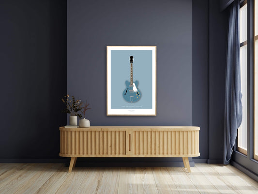 EPIPHONE CASINO 1968 Blue - The Galaxie Design Classics