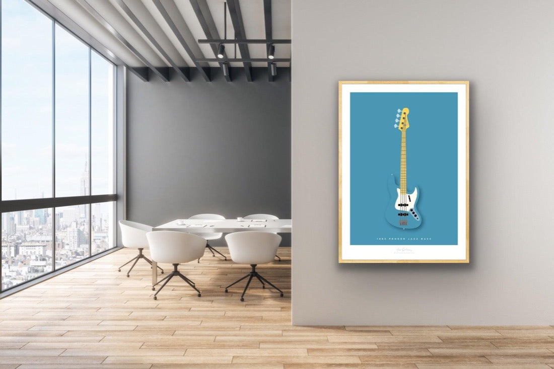 FENDER JAZZ BASS 1963 Blue - The Galaxie Design Classics