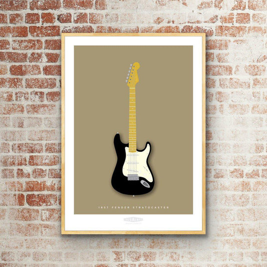 FENDER STRATOCASTER 1957 Black - The Galaxie Design Classics