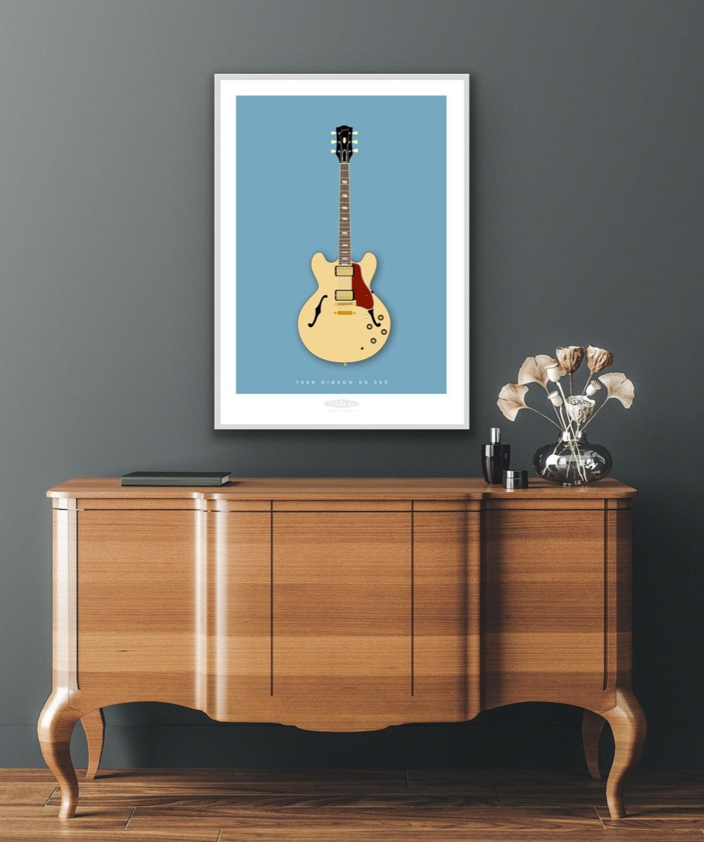 GIBSON ES 355 1966 Natural - The Galaxie Design Classics