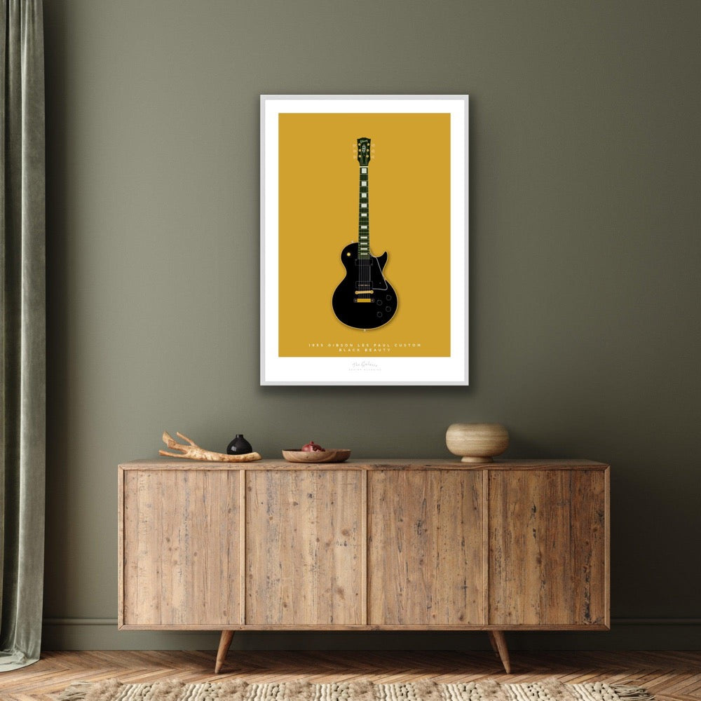 GIBSON LES PAUL CUSTOM BLACK BEAUTY 1955 Black - The Galaxie Design Classics