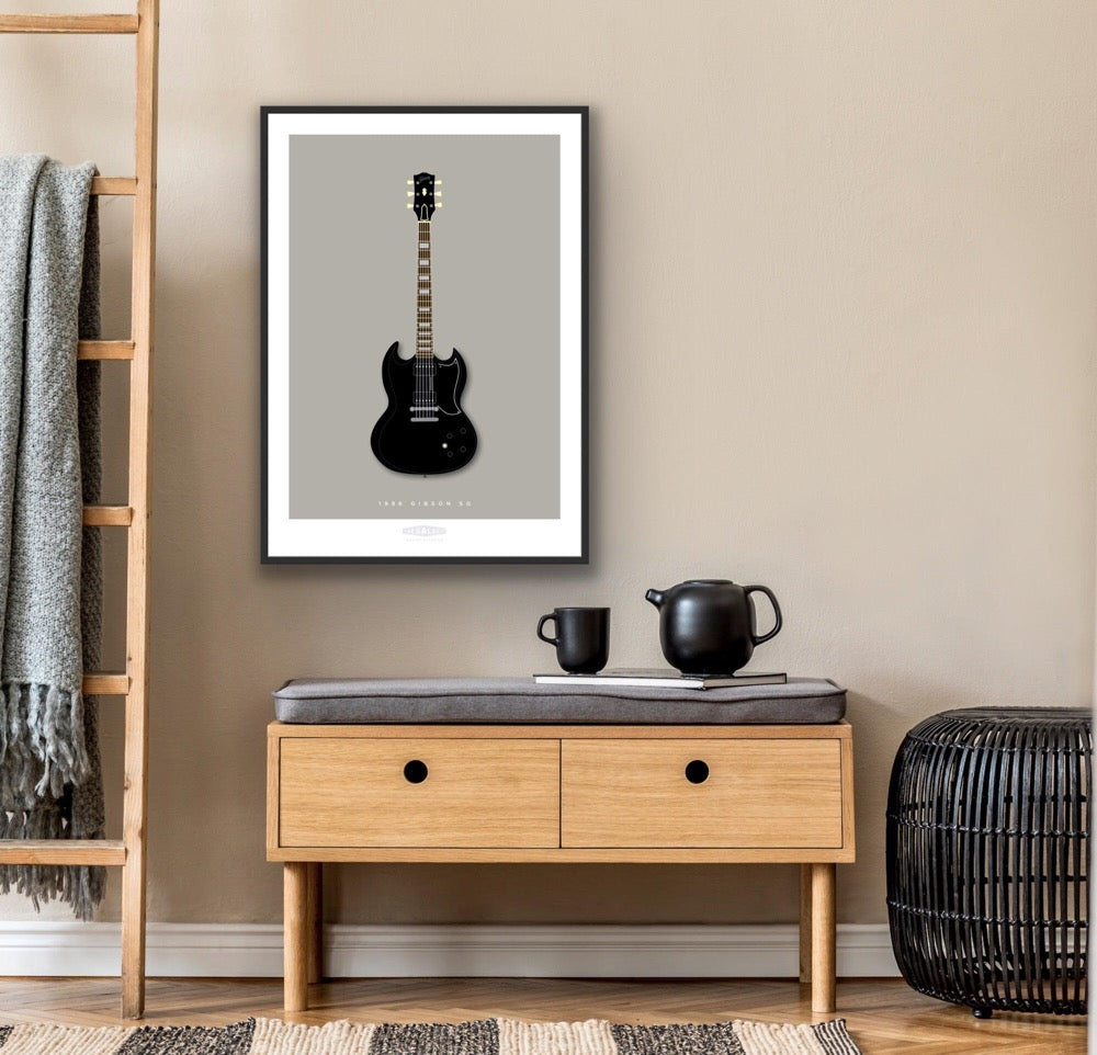 GIBSON SG 1986 Black - The Galaxie Design Classics