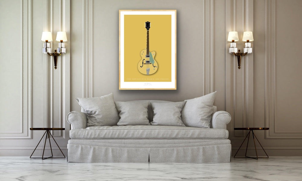 GRETSCH 6118 DOUBLE ANNIVERSARY 1962 Butterscotch - The Galaxie Design Classics