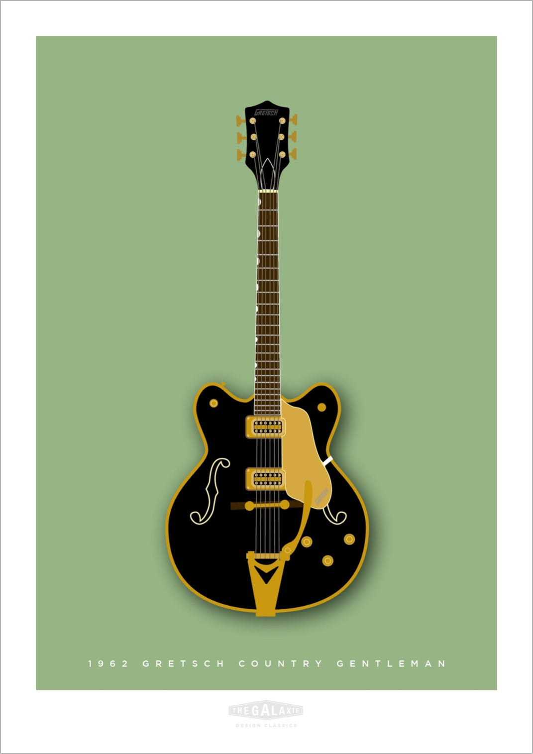 GRETSCH COUNTRY GENTLEMAN 1962 Black 2 – The Galaxie Design Classics