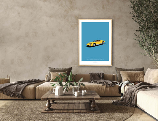 LAMBORGHINI MIURA SV 1971 Yellow - The Galaxie Design Classics