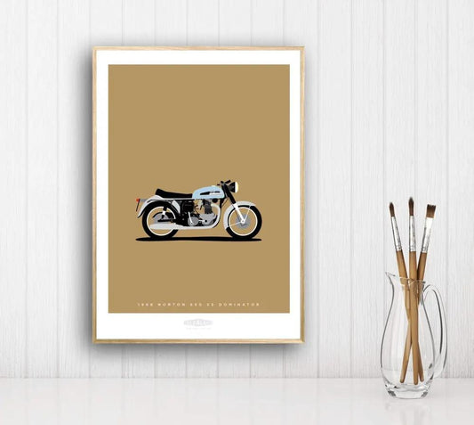 NORTON 650 SS DOMINATOR 1968 Blue - The Galaxie Design Classics