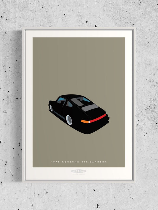 PORSCHE 911 CARRERA 1975 Black - The Galaxie Design Classics