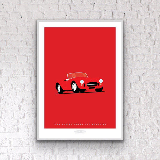SHELBY COBRA 427 ROADSTER 1966 Red - The Galaxie Design Classics
