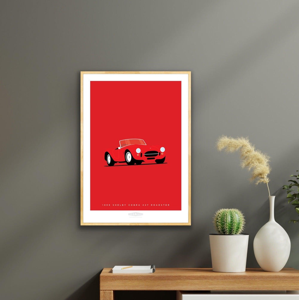 SHELBY COBRA 427 ROADSTER 1966 Red - The Galaxie Design Classics