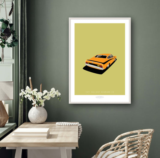 VALIANT VH CHARGER 1971 Orange - The Galaxie Design Classics