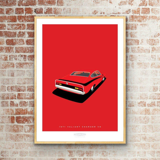 VALIANT VH CHARGER 1971 Red - The Galaxie Design Classics