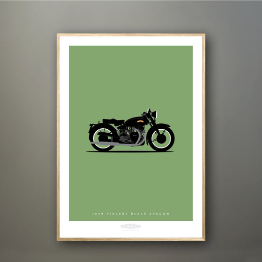 VINCENT BLACK SHADOW 1949 Black 1 - The Galaxie Design Classics