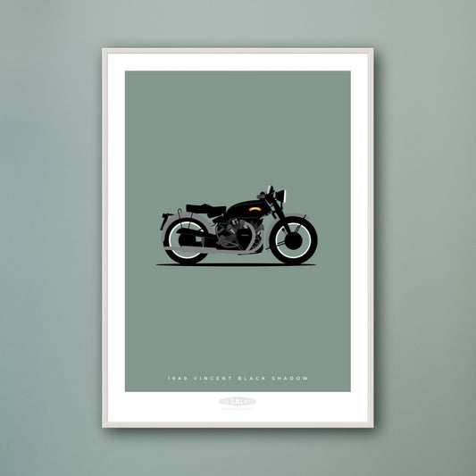 VINCENT BLACK SHADOW 1949 Black 3 - The Galaxie Design Classics