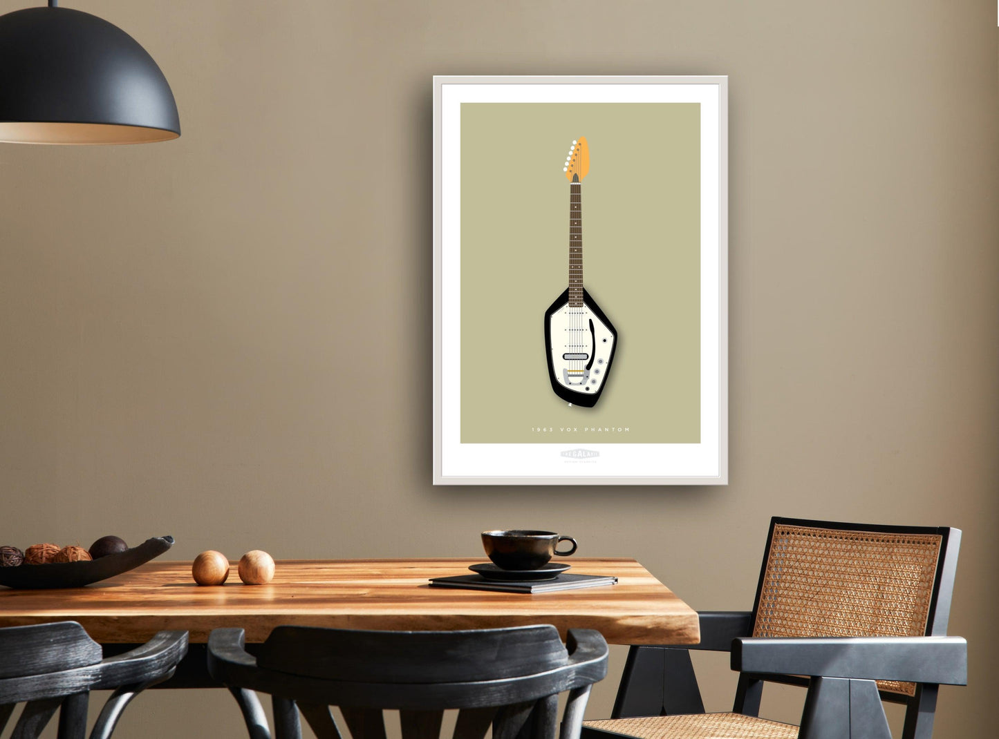 VOX PHANTOM 1963 Black - The Galaxie Design Classics