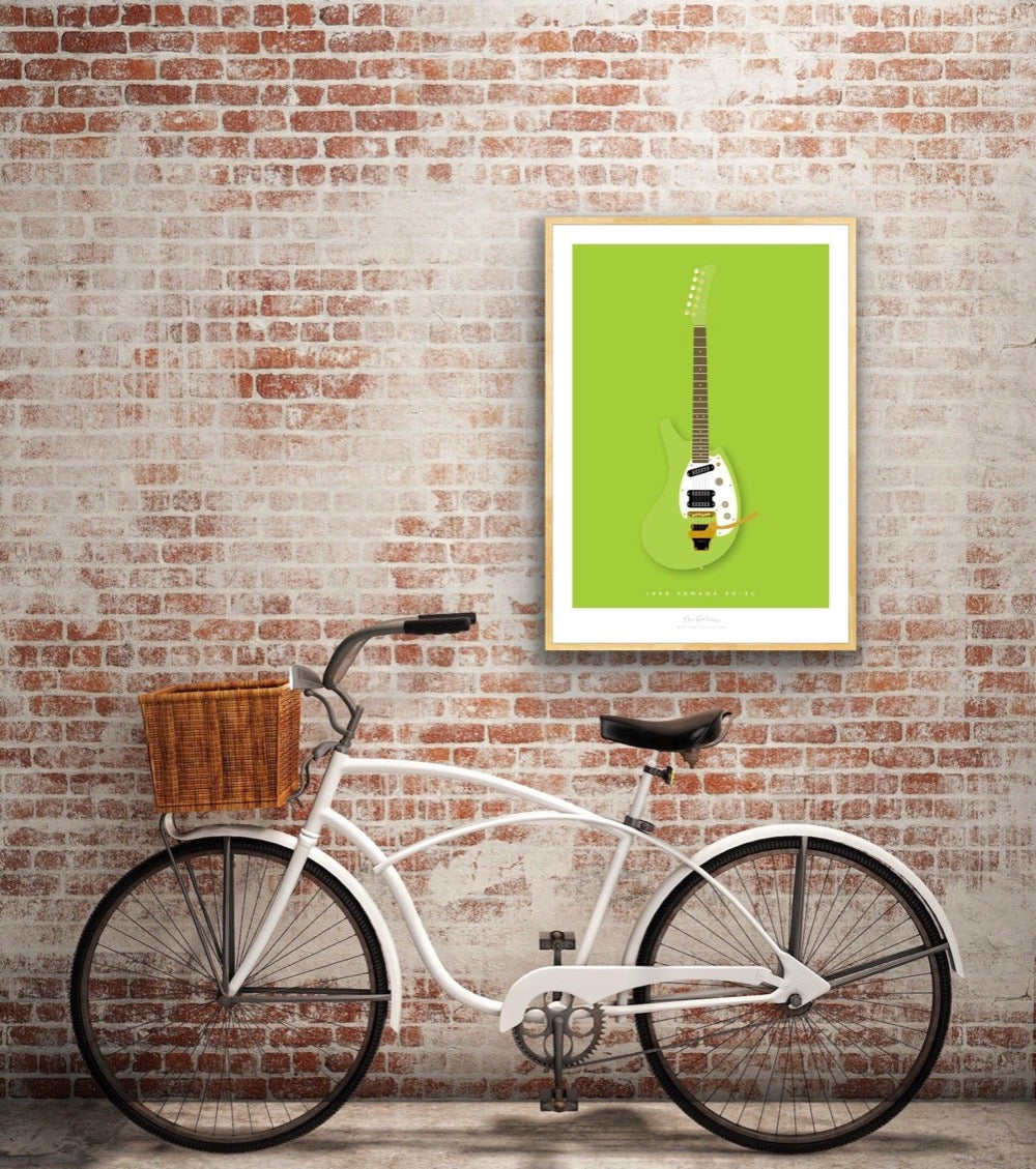 YAMAHA SG-3C 1968 Green - The Galaxie Design Classics