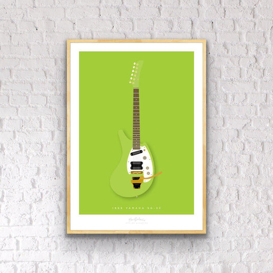 YAMAHA SG-3C 1968 Green - The Galaxie Design Classics