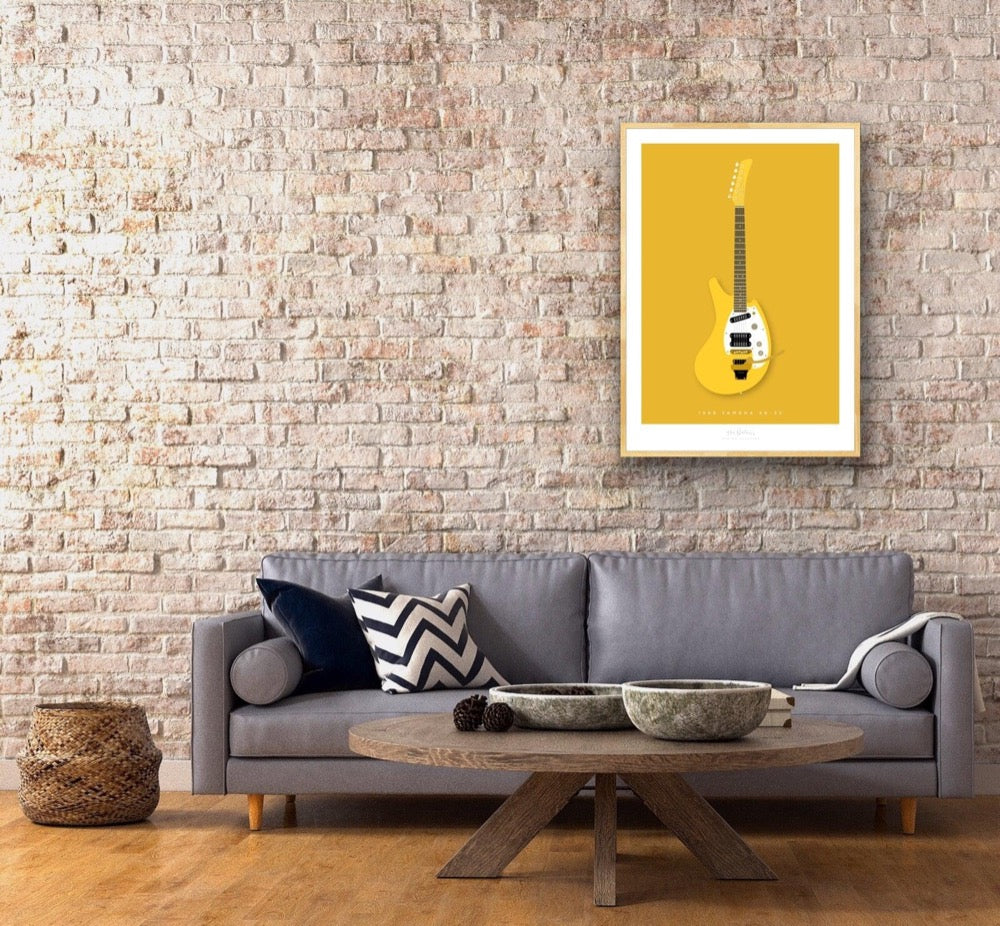 YAMAHA SG-3C 1968 Yellow - The Galaxie Design Classics